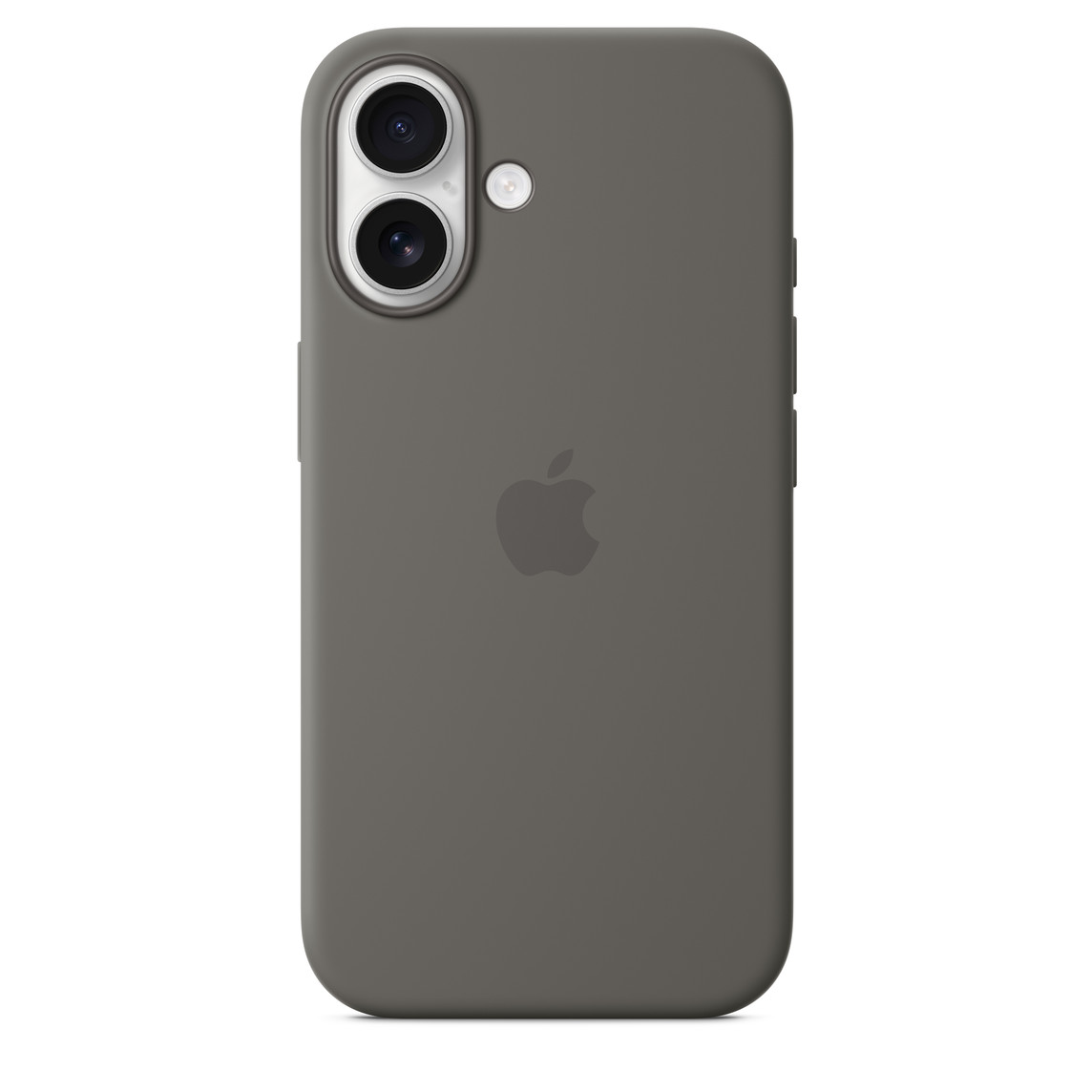 iPhone 16 Silicone Case with MagSafe - Stone Gray