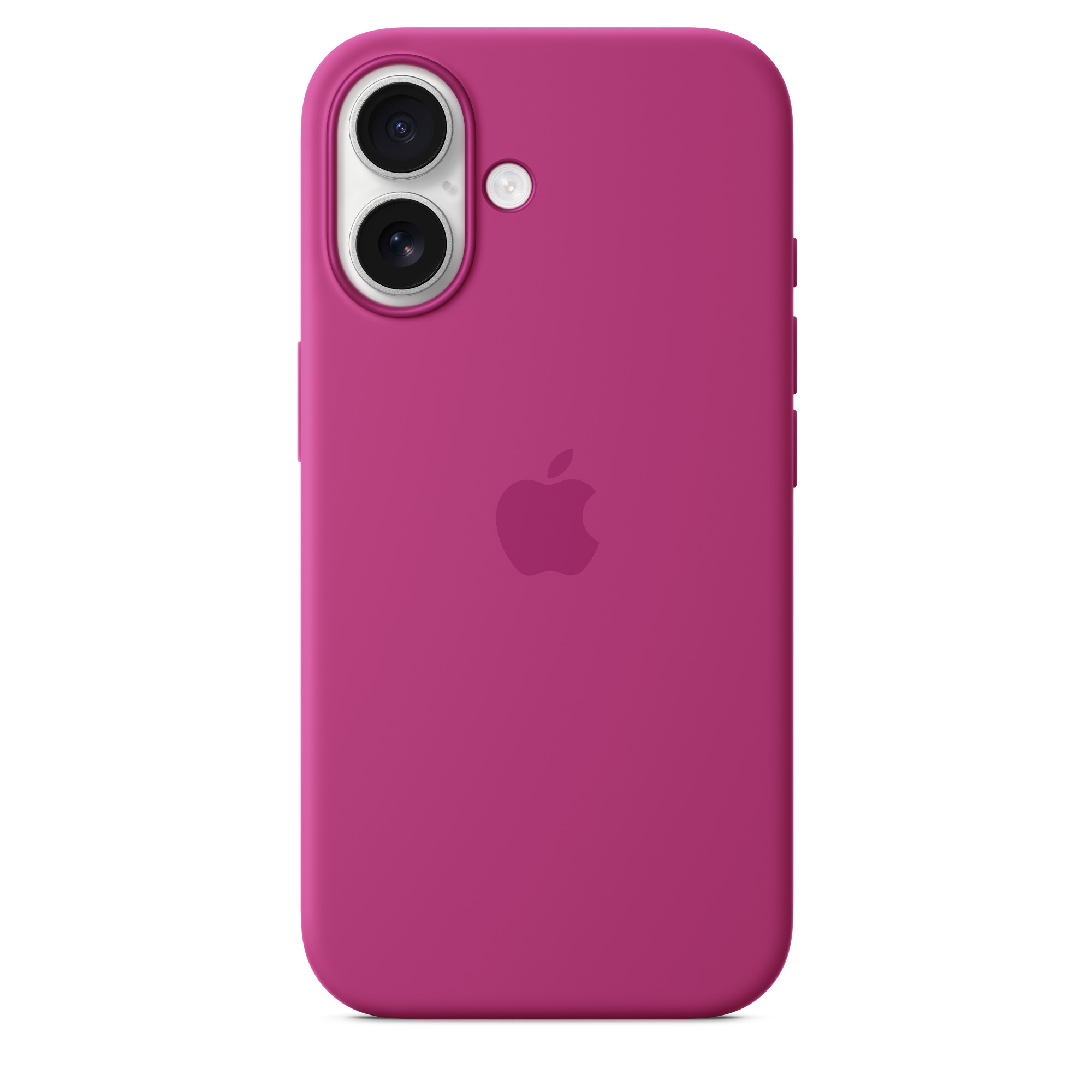 iPhone 16 Silicone Case with MagSafe - Fuchsia