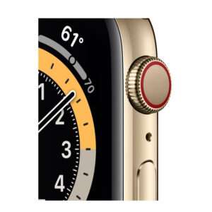 Apple Watch Series 6 GPS + Cellular, 44mm Gold Stainless Steel Case with Gold Milanese Loop