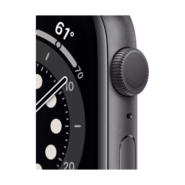 Apple Watch Series 6 GPS 44mm Space Gray Aluminium Case with Black