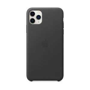 iPhone 11 Pro Max Leather Case – Black
