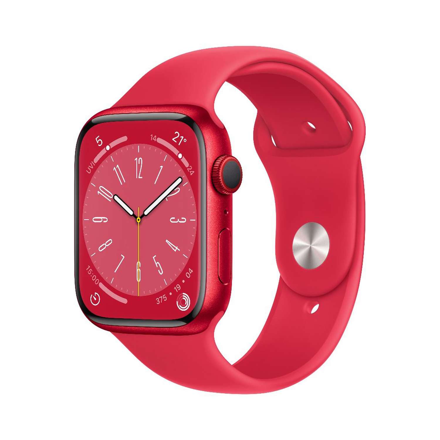 Apple Watch Series 8 GPS 45mm (PRODUCT)RED Aluminium Case with (PRODUCT)RED Sport Band – Regular