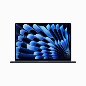 MacBook Air (15-inch, M2 chip with 8‑core CPU and 10‑core GPU, 8GB Unified Memory, 256GB) – Midnight