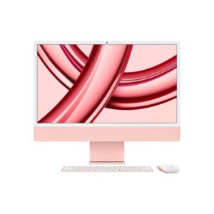 iMac 24-inch with Retina 4.5K display: Apple M3 chip with 8‑core CPU and 10‑core GPU, 512GB SSD – Pink